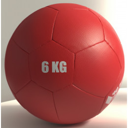 Медицинбол 6 кг, искусственная кожа